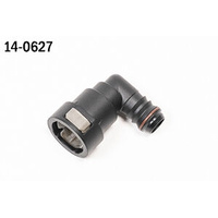 Radium Engineering 16mm SAE Female to 90deg 5/8in Barb