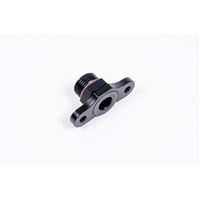 Radium FPR Adaptor 8AN ORB, 11mm Bore, 39mm Spacing, M6 - Subaru WRX STI 01-07/Mitsubishi Evo X/Mazda MX-5/Toyota 2JZ