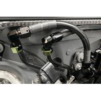 Radium SAE Female EFI Quick Connect to AN Male Low Profile Fitting