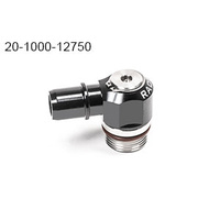 Radium V2 AN ORB to SAE Male EFI Quick Connect Low Profile Swivel Banjo Fitting