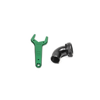 Radium Hose End, 24An, 75Deg, With Wrench
