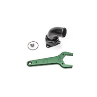 Radium Fcst-X 3-Bolt Remote Mount Fill Neck, 24An Elbow, 1.5In Barb