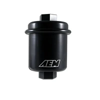 AEM High Volume Fuel Filter Black for Acura & Honda