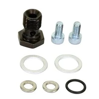 AEM Adjustable Fuel Pressure Regulator Barb Fitting Banjo Bolt