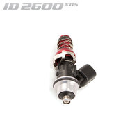 ID2600-XDS Injector Single, 48mm Length, 11mm Red Adaptor Top, Honda Lower Adaptor