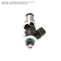 ID2600-XDS Injector Single, 48mm Length, 14mm Grey Adaptor Top, Nissan VR Lower Adaptor