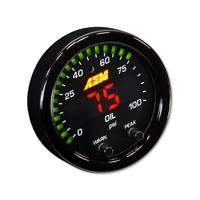 AEM X-Series Digital 100 PSI/7BAR Oil/Fuel Pressure Gauge AEM ELECTRONIC 30-0301