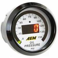 AEM 52mm Digital Oil Pressure Display Gauge 0-150psi AEM ELECTRONIC 30-4407