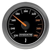 Innovate Motorsports MTX-A Fluid Temp - Oil/Water etc Gauge Kit, 52mm