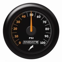 Innovate Motorsports MTX-A Fuel Pressure 0-100 PSI Gauge Kit, 52mm