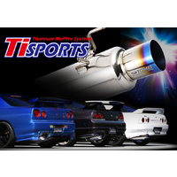 Ti SPORTS TITANIUM MUFFLER for BNR32/BNR33/BNR34 RB26DETT