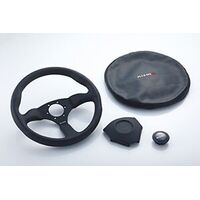 NISMO COMPETITION PARTS 350MM LEATHER STEERING WHEEL