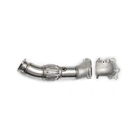 Mitsubishi Evo 10 4B11T 3.5" Cast Dump / Front Pipe - 2-Bolt