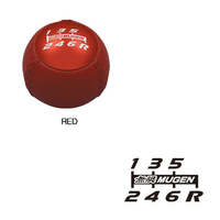Mugen Leather Shift Knob (Red)