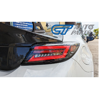 INTEC BLACK RED LED DYNAMIC TAIL LIGHTS FOR 2022+ TOYOTA 86 GR86 SUBARU BRZ TAILLIGHTS