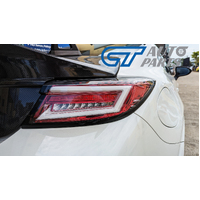 INTEC CLEAR RED LED DYNAMIC TAIL LIGHTS FOR 2022+ TOYOTA 86 GR86 SUBARU BRZ TAILLIGHTS