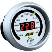 AEM Digital Oil/Water/Transmission Temperature Gauge (100-300F)