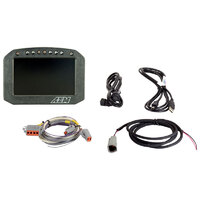 AEM CD-5FL Carbon Flat Panel Digital Racing Dash Display, Logging, No Internal GPS