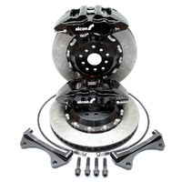 Alcon Rear Bolt On Big Brake Kit - Nissan 200SX S14 S15/Skyline R32 R33 Inc GT-R CAR97 Black (6-Piston) Caliper Alcon 355x28mm Rotor 