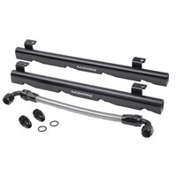 Raceworks Fuel Rails Black for Holden Commodore VL-VT (5L V8)  ALY-015BK