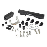 Raceworks Fuel Rails Black for Mazda RX7 Series 4/5 (13BT)  ALY-019BK