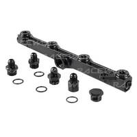 Raceworks Fuel Rail Black for Mitsubishi Evo 4-9 (4G63)  ALY-027BK