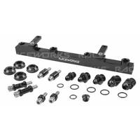 Raceworks Fuel Rail Black for Nissan Silvia/180Sx S13/Pulsar N14/N15 (SR20)  ALY-033BK