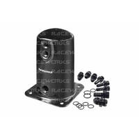 Raceworks 1.5L Surge Tank Single Outlet Black  ALY-068BK