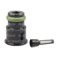 Raceworks Injector Extension – Short to 3/4 Length/14mm to 14mm  ALY-106BK
