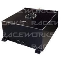 Raceworks Fuel Cell Flat Bottom With Int Baffles 15 Gallon (57L)  ALY-172BK