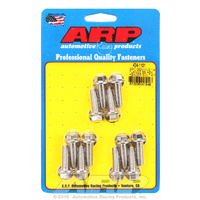 ARP FOR SBC/GENIII LS 1/4 flange SS hex header bolt kit