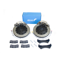 Alcon 6-Piston 1-Piece Billet CAR89 Front Brake Kit for Honda Civic Type-R FN2