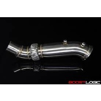 BOOST LOGIC FOR TOYOTA A90 MKV SUPRA STAINLESS STEEL CATLESS DOWNPIPE