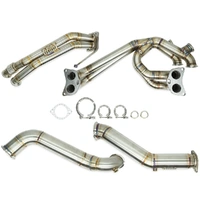 BNM Performance Fab Single Scroll Unequal Length Rotated Twist Mount Turbo Kit w/3.5" Down-Pipe for Subaru WRX/STI/LGT/FXT (EJ20/EJ25)