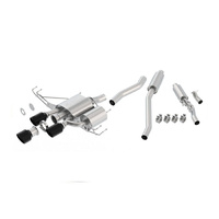 BORLA Atak Cat-Back Exhaust - Ceramic Black Tips (17+ Civic Type-R)
