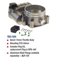 Bosch 74mm Throttle Body Mounting PCD 99mm Includes Plug Kit