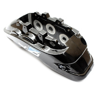 Alcon CAR70 "RC6" 6 Piston Leading Calipers 27.0/31.8/38.1 (PAIR) Grey Caliper  Rotor 