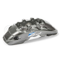 Alcon CAR70 "RC6" 6 Piston Trailing Calipers 27.0/31.8/38.1 (PAIR) Red Caliper  Rotor 