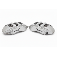 Alcon CAR97 "Mono6" 6 Piston Calipers 30.2/34.9/38.1 (PAIR) Trailing Caliper Silver Rotor 