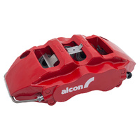 Alcon CAR97 "Mono6" 6 Piston Calipers 30.2/34.9/38.1 (PAIR) Trailing Caliper Red Rotor 