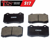 Circo MB1448-S17 Street Series S17 Brake Pads - Rear for FPV 4-Pot BA/BF/FG)