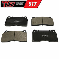 Circo MB1620-S17 Street Series S17 Brake Pads - Front for FPV 4-Pot BA/BF/FG)