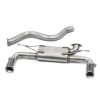 BMW 435D (F32 / F36) 440i Style Dual Exit Exhaust Conversion (TP84-BLK (Ceramic Coated))