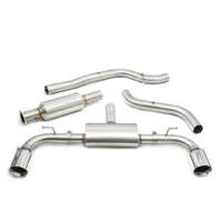 Ford Focus ST (Mk4) Cat Back Performance Exhaust (Resonated, TP105-CF (Carbon Fibre))
