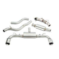 Ford Focus ST (Mk4) Turbo Back Performance Exhaust (Sports Catalyst, Resonated, TP105-CF (Carbon Fibre))