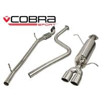 Ford Fiesta (Mk7) Zetec (1.2/1.4/1.6) Cat Back Performance Exhaust (Non-Flex Type, YTP7)