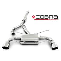 Subaru BRZ (12>) Cat Back Performance Exhaust (Resonated, TP19B-BLK)