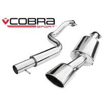 VW Golf GTI (MK4) 1.8 Turbo (1J) (98-04) Cat Back Performance Exhaust (Non-Resonated, TP56)