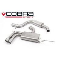 VW Golf GTI (Mk5) 2.0 T FSI (1K) (04-09) Cat Back Performance Exhaust (Resonated, YTP19L)