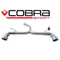VW Golf GTD (Mk7) 2.0 TDI (5G) (14-17) GTI Style Rear Exhaust (TP34-BLK)